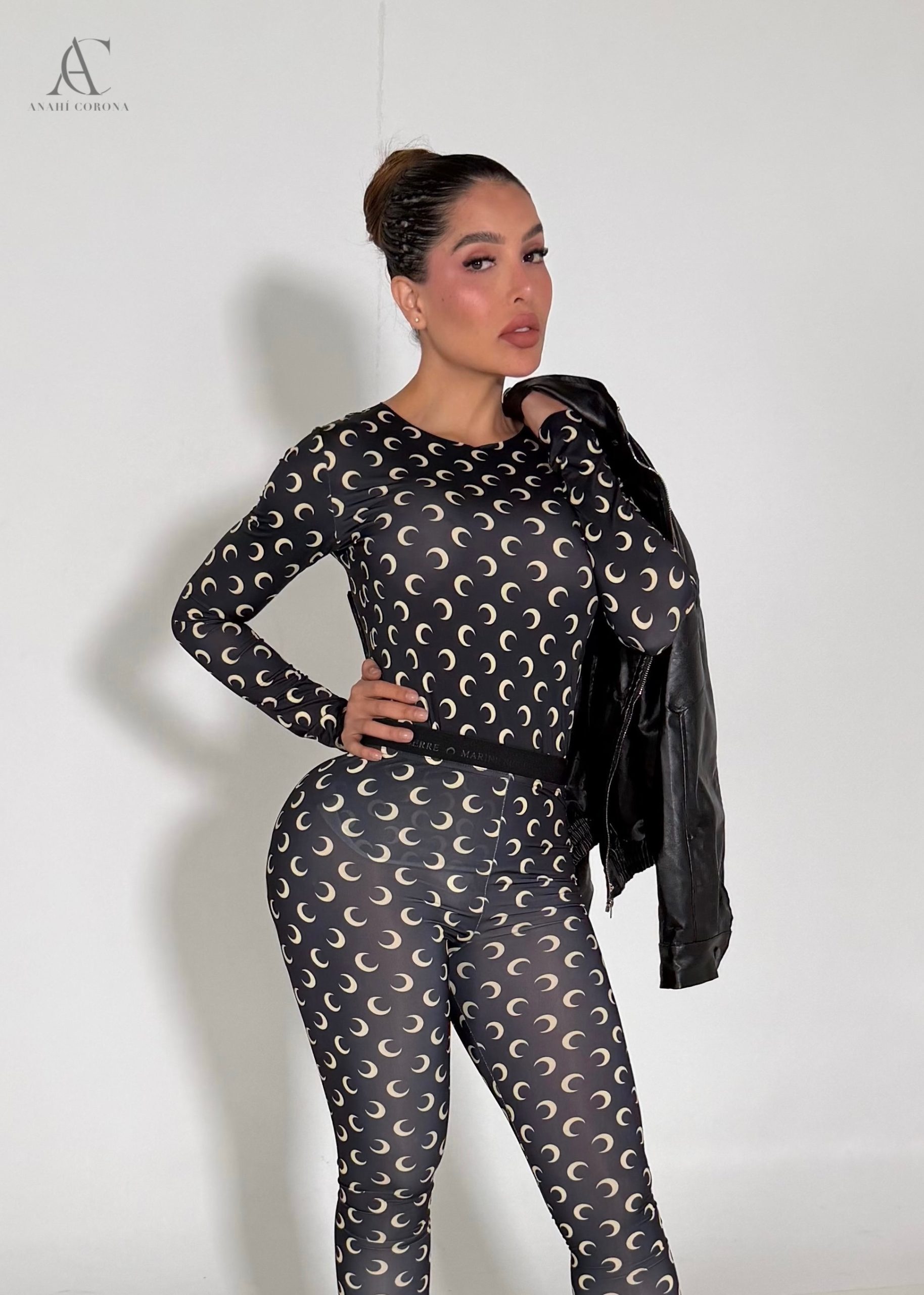 Blusa "Marina" negro/amarillo