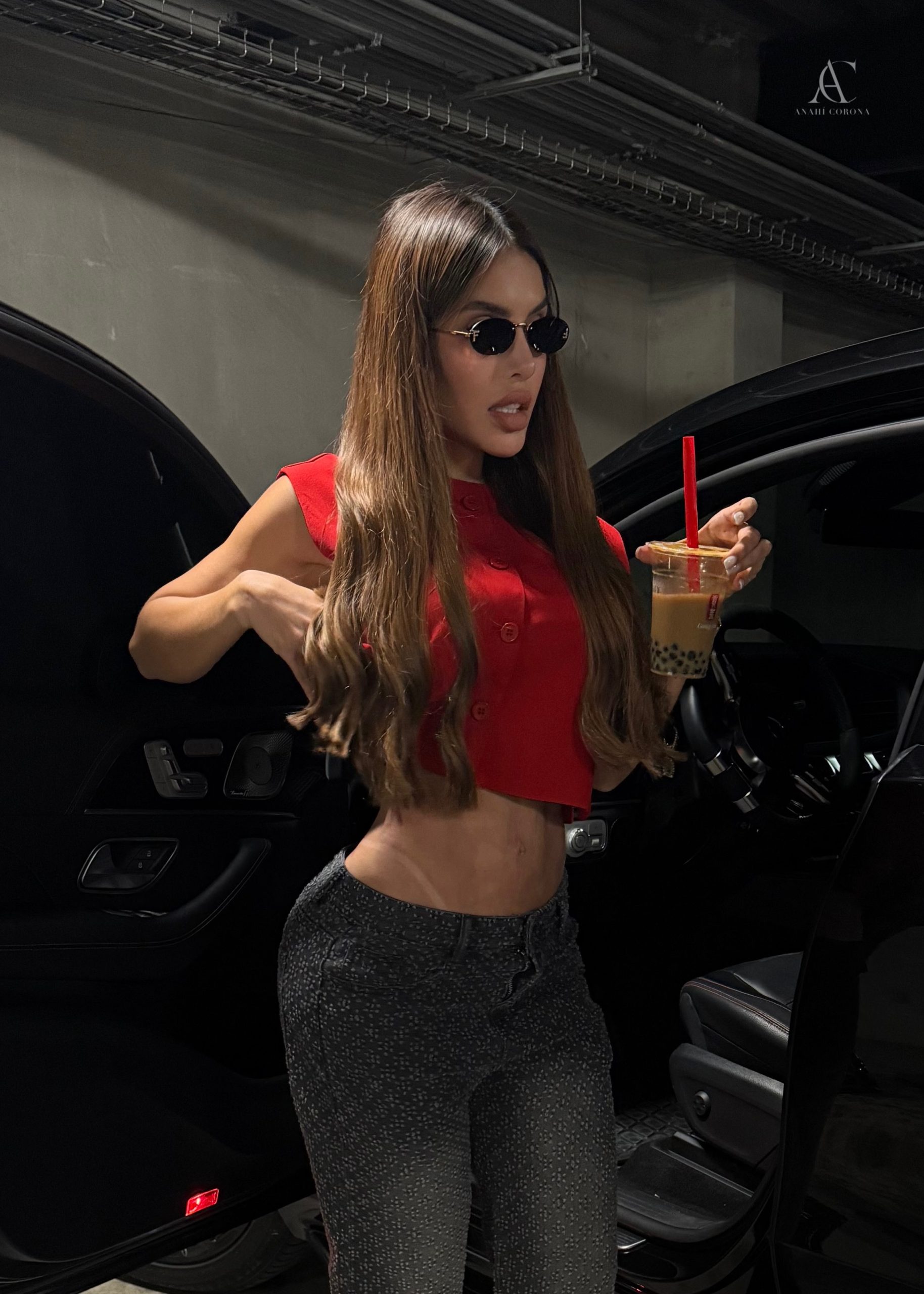 Chaleco "Tea" rojo