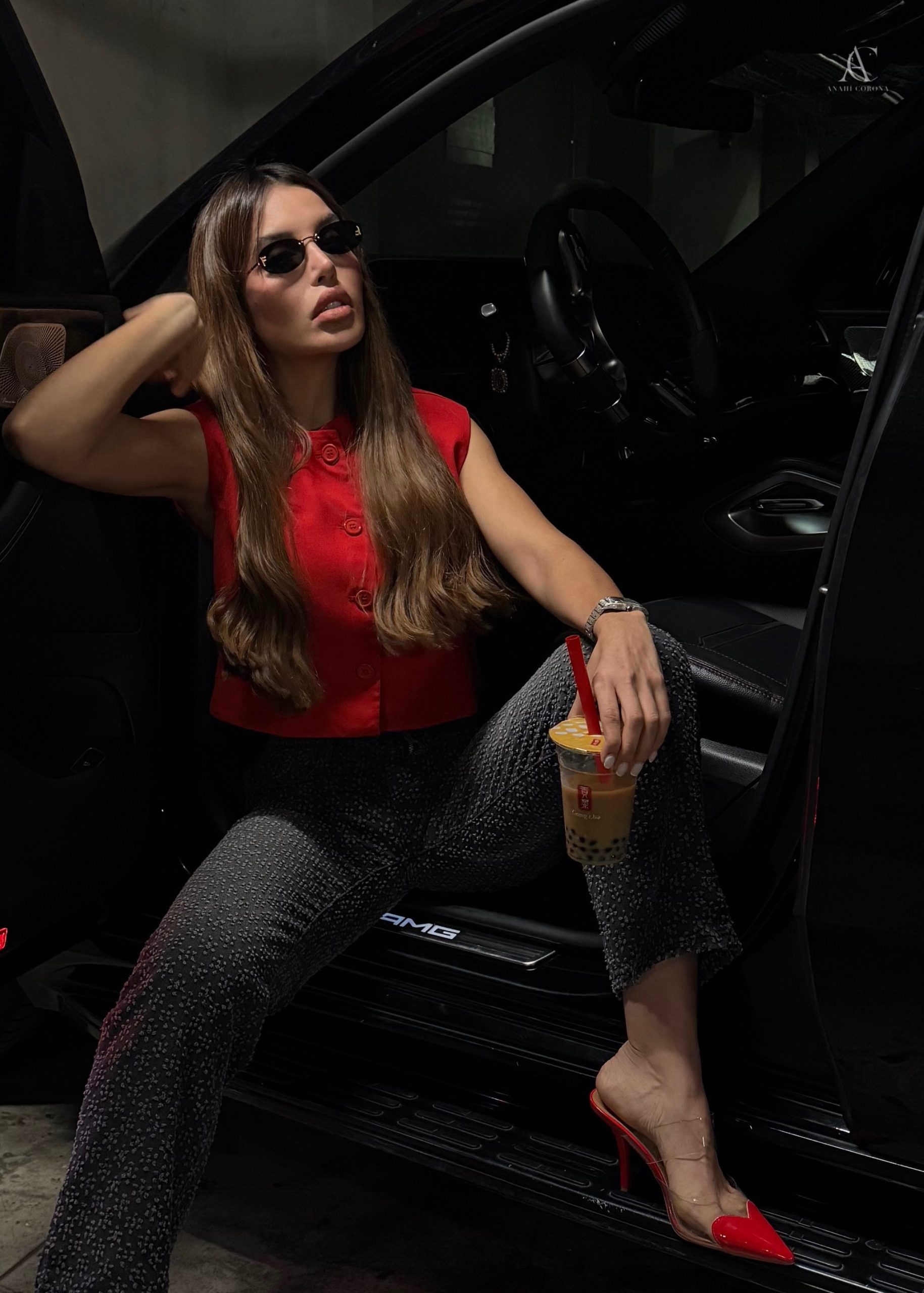 Chaleco "Tea" rojo